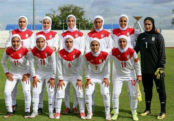 پیروزی دختران فوتبال ایران مقابل قرقیزستان